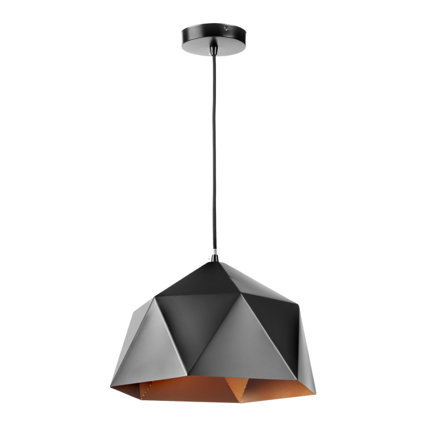 ONLI - Pendel YONG 1xE27/22W/230V sort diameter 38 cm