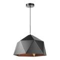 ONLI - Pendel YONG 1xE27/22W/230V sort diameter 46 cm