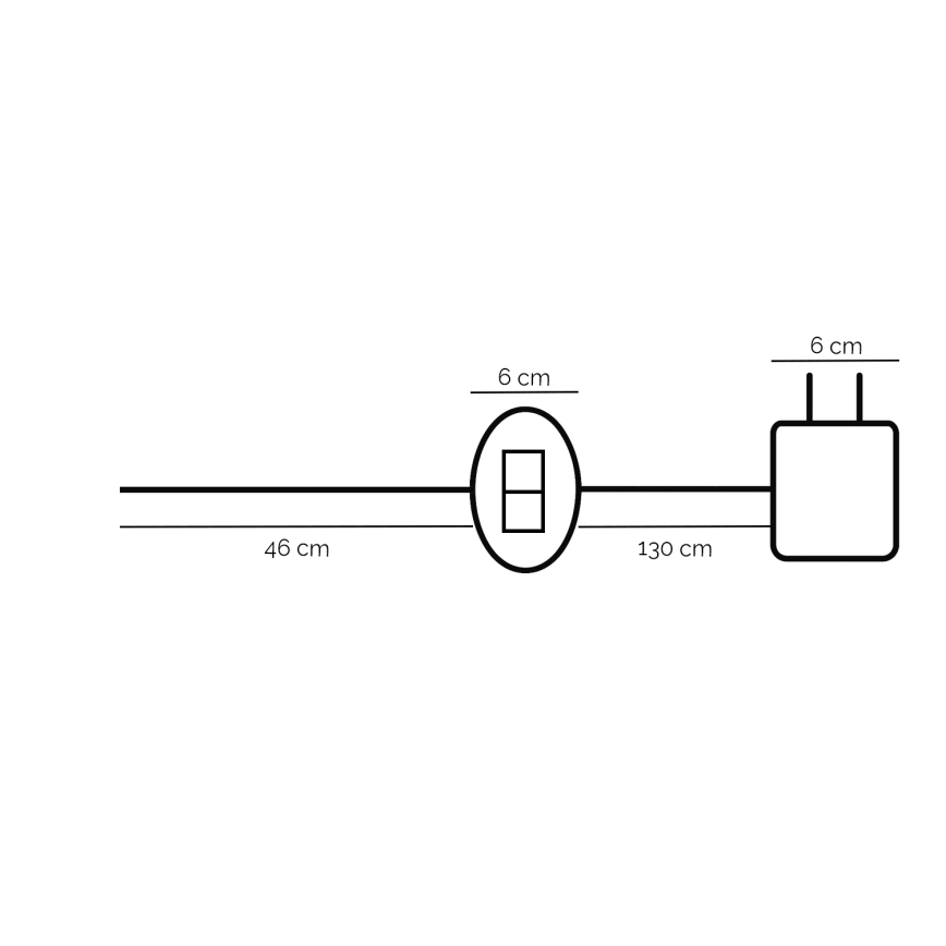 ONLI - RINGS LED bordlampe, 17W/230V, 4000K, 37 cm, sort