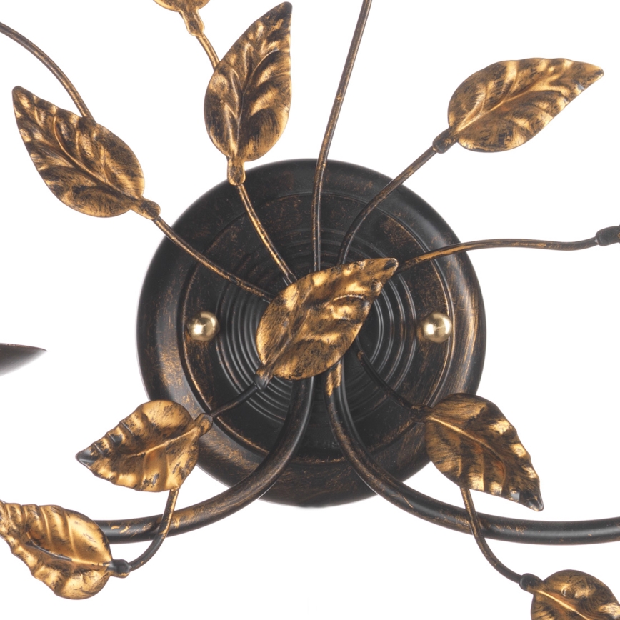 ONLI - Væglampe COLLANA 1xE14/6W/230V bronze/guldfarvet