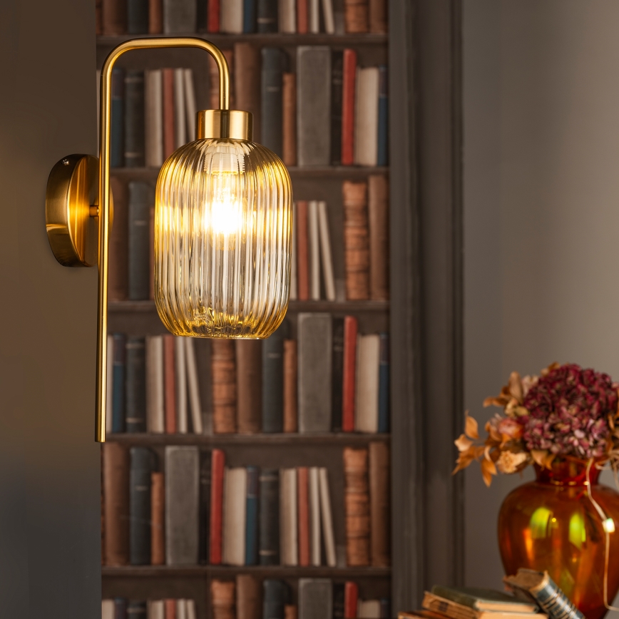 ONLI - Væglampe DOROTY 1xE27/15W/230V messing