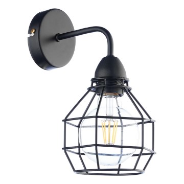 ONLI - Væglampe EDDERKOP 1xE27/15W/230V sort