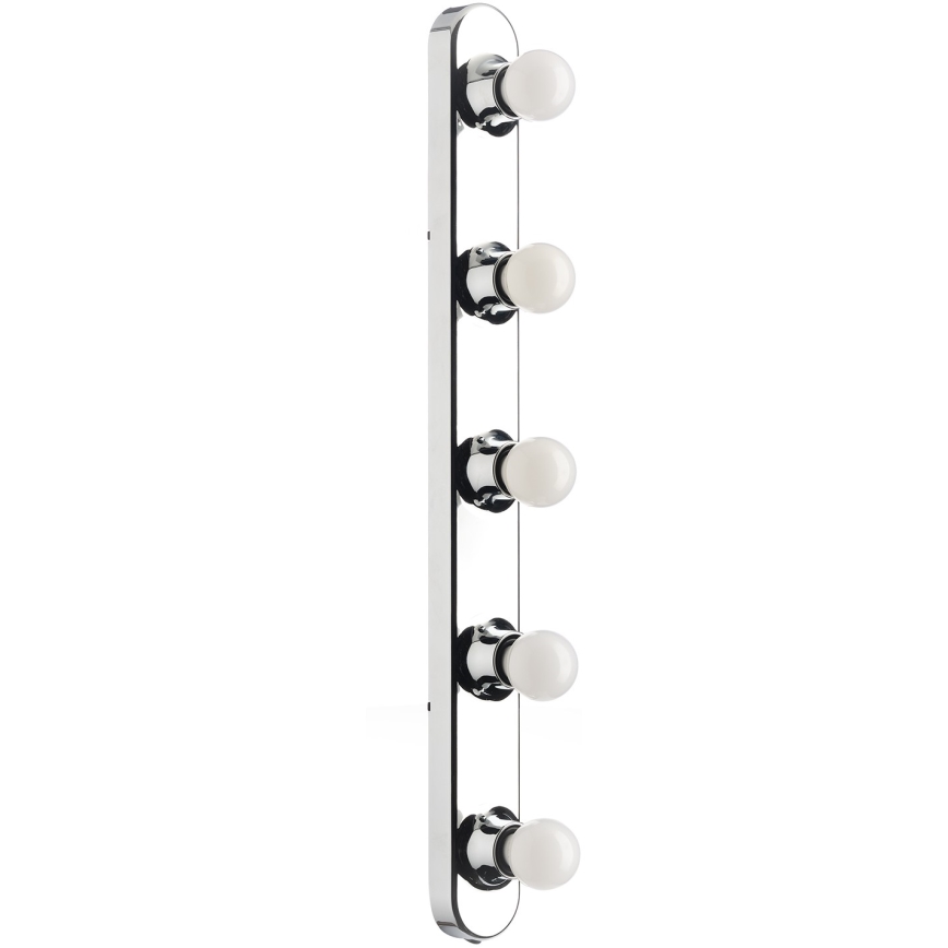 ONLI - Væglampe HOLLYWOOD 5xE14/6W/230V skinnende krom