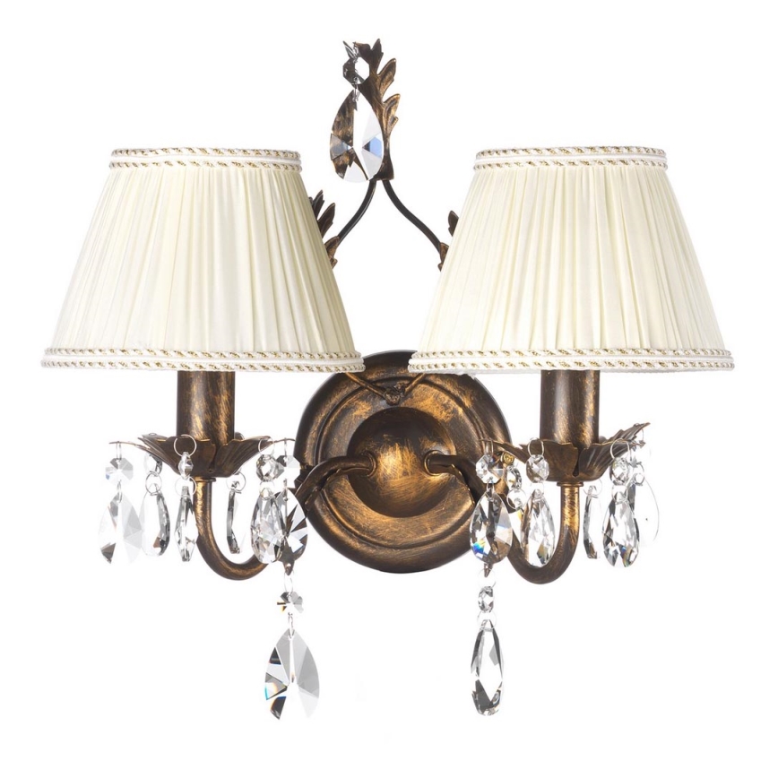 ONLI - Væglampe KAREN 2xE14/6W/230V bronze