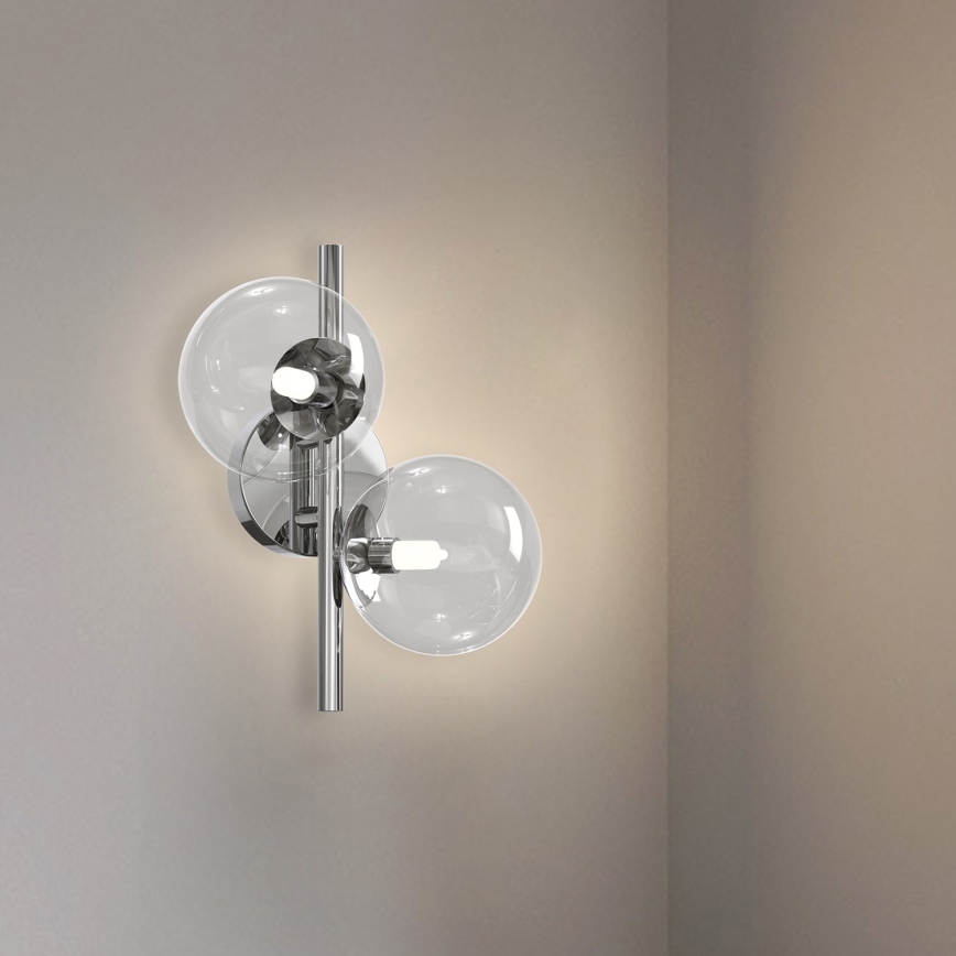 ONLI - Væglampe KIMBERLY 2xG9/6W/230V poleret krom