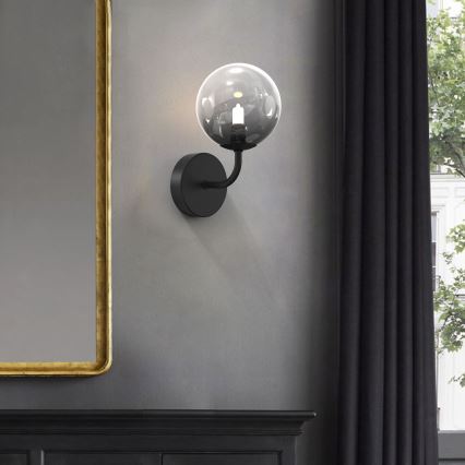 ONLI - Væglampe PALOMA 1xG9/10W/230V sort/røget