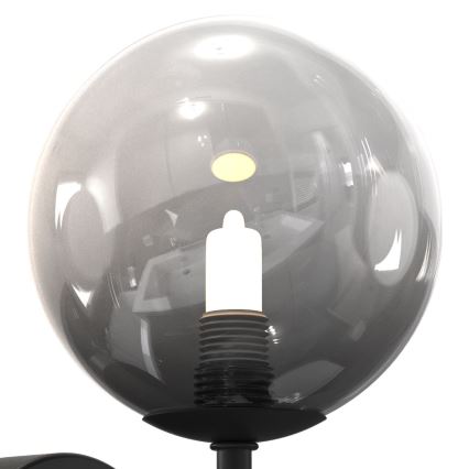 ONLI - Væglampe PALOMA 1xG9/10W/230V sort/røget