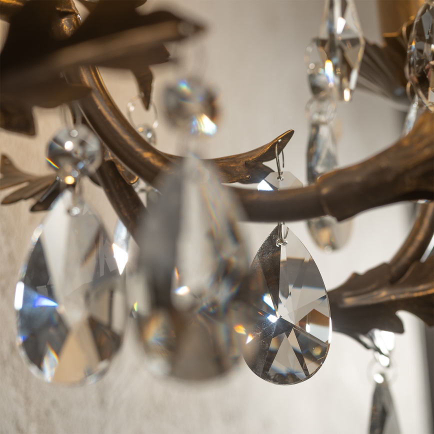 ONLI - Væglampe TERESA 5xE14/6W/230V bronze