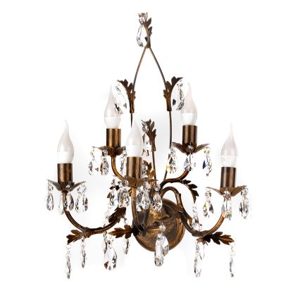 ONLI - Væglampe TERESA 5xE14/6W/230V bronze