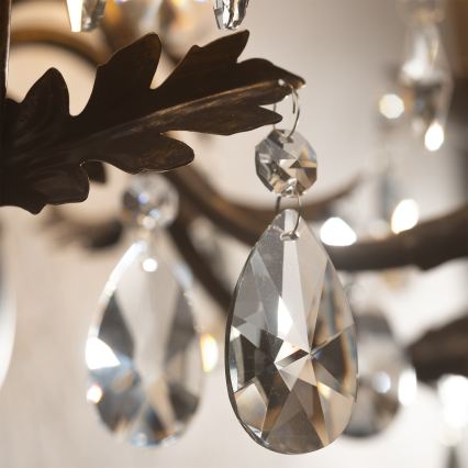 ONLI - Væglampe TERESA 5xE14/6W/230V bronze