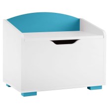 Opbevaringsbeholder til børn PABIS 50x60 cm hvid/blå