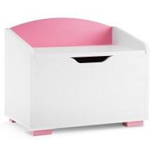 Opbevaringsbeholder til børn PABIS 50x60 cm hvid/lyserød