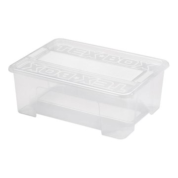 Opbevaringsboks TEX BOX 10 l transparent