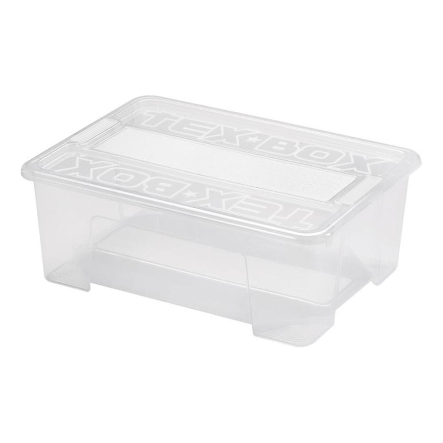 Opbevaringsboks TEX BOX 10 l transparent