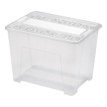 Opbevaringsboks TEX BOX 21 l transparent