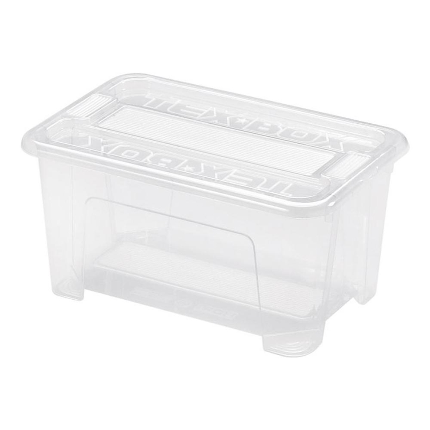 Opbevaringsboks TEX BOX 4,5 l transparent