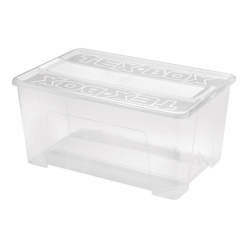 Opbevaringsboks TEX BOX 48 l transparent