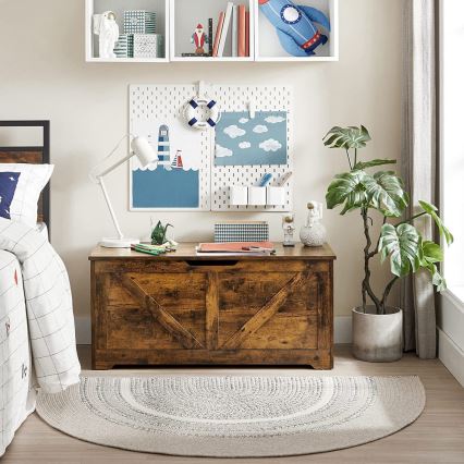 Opbevaringskiste TOVIAN brun