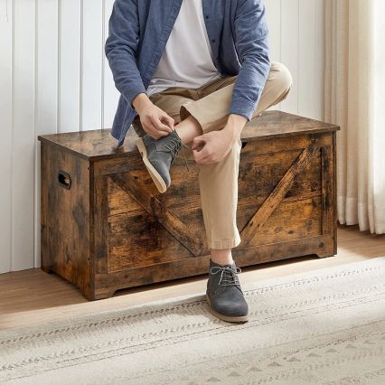 Opbevaringskiste TOVIAN brun