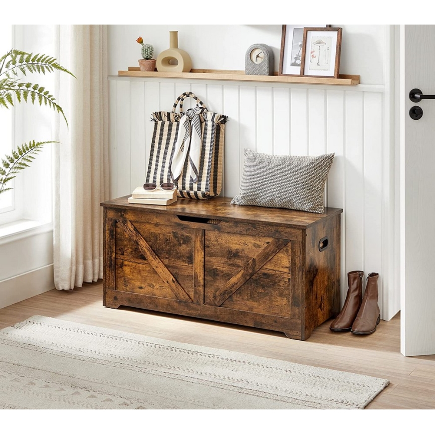 Opbevaringskiste TOVIAN brun