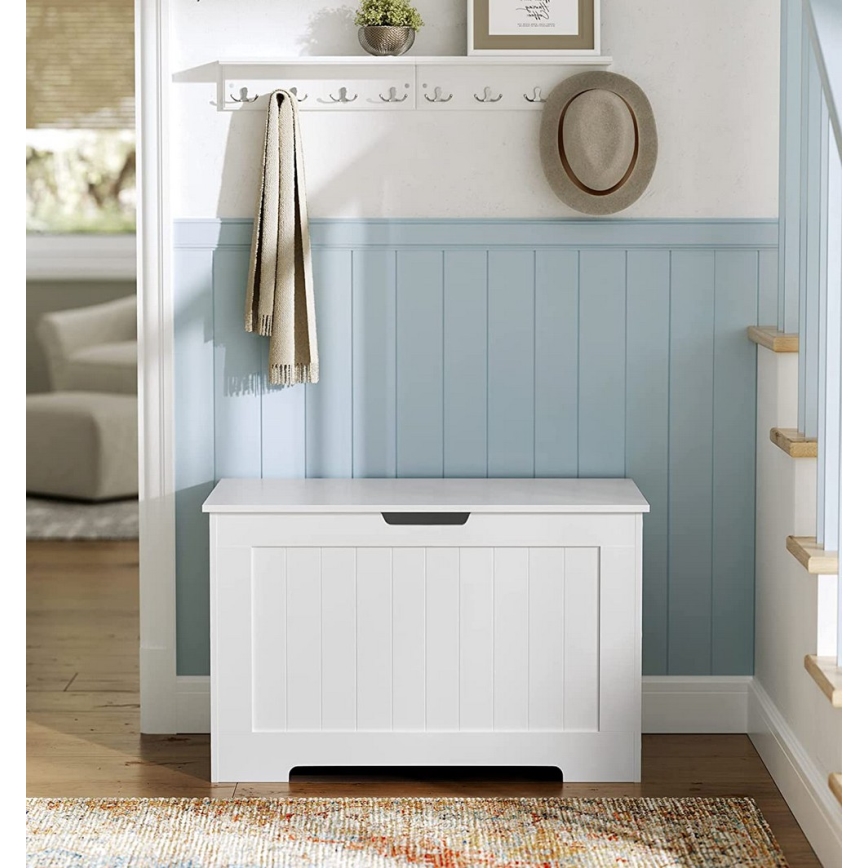 Opbevaringskiste TOVIAN, hvid