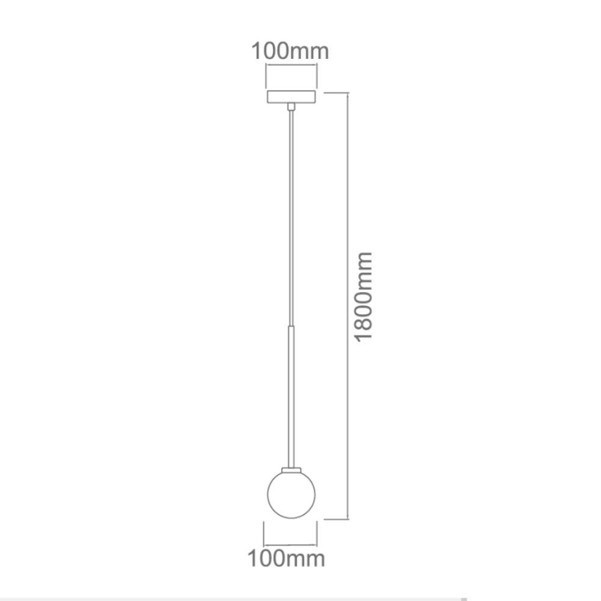 Open Design OR80629 - Pendel med wireophæng OTA 1xG9/8W/230V sort