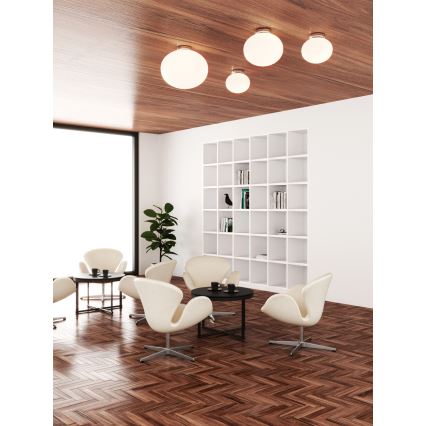 Open Design OR81152 - Loftlampe PALLA 1xE27/12W/230V Ø 30 cm, blank krom