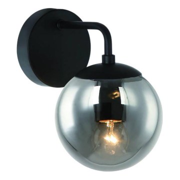 Open Design OR81411 - Væglampe BAO 1xE27/8W/230V sort/røggrå
