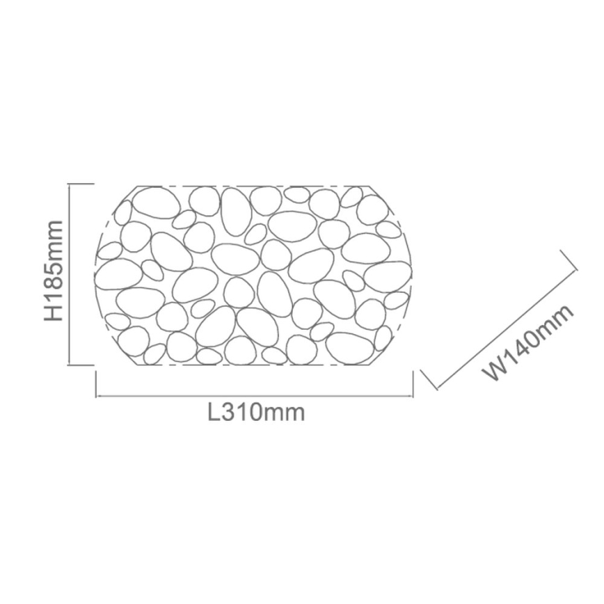 Open Design OR81466 - Væglampe CARERA 1xG9/7W/230V hvid