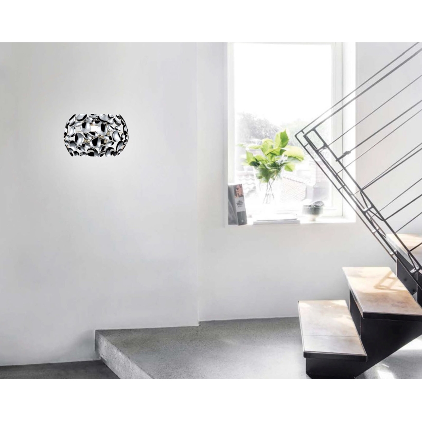 Open Design OR81473 - Væglampe CARERA 1xG9/7W/230V i blank krom