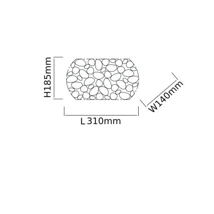Open Design OR81473 - Væglampe CARERA 1xG9/7W/230V i blank krom