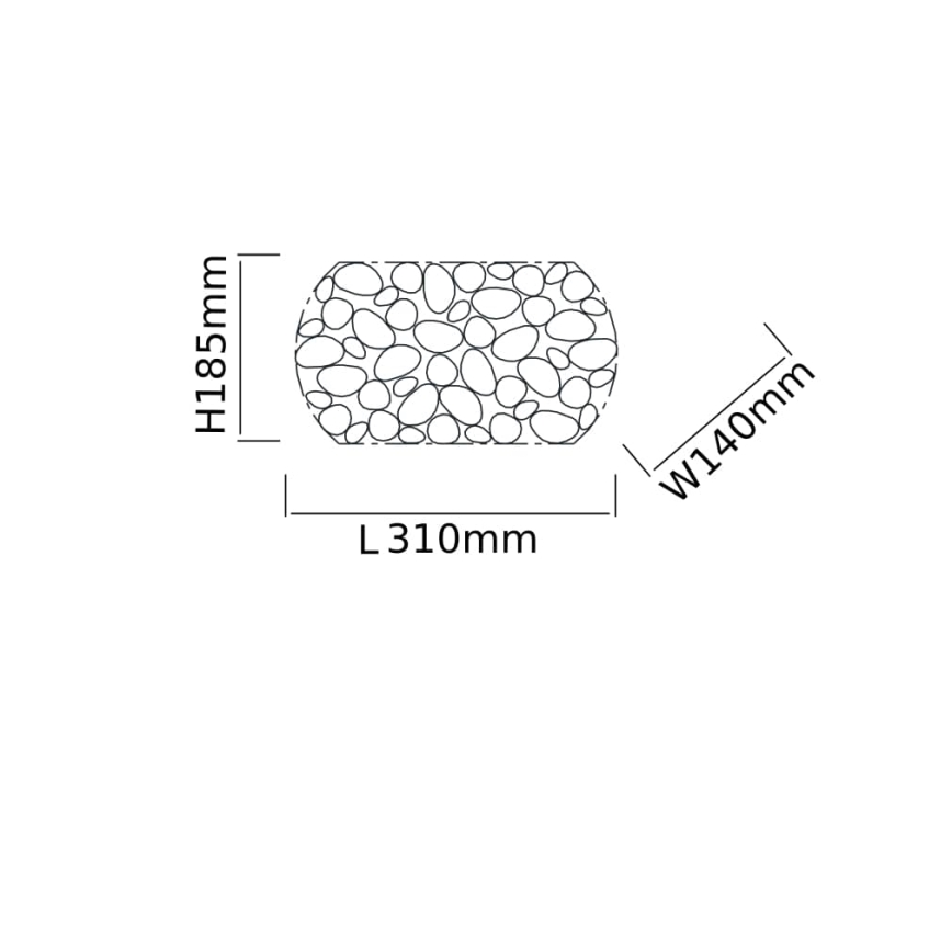Open Design OR81473 - Væglampe CARERA 1xG9/7W/230V i blank krom