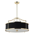 Open Design OR84146 - Loftlampe på stang STANZA 4xE27/15W/230V Ø 55 cm guld/sort