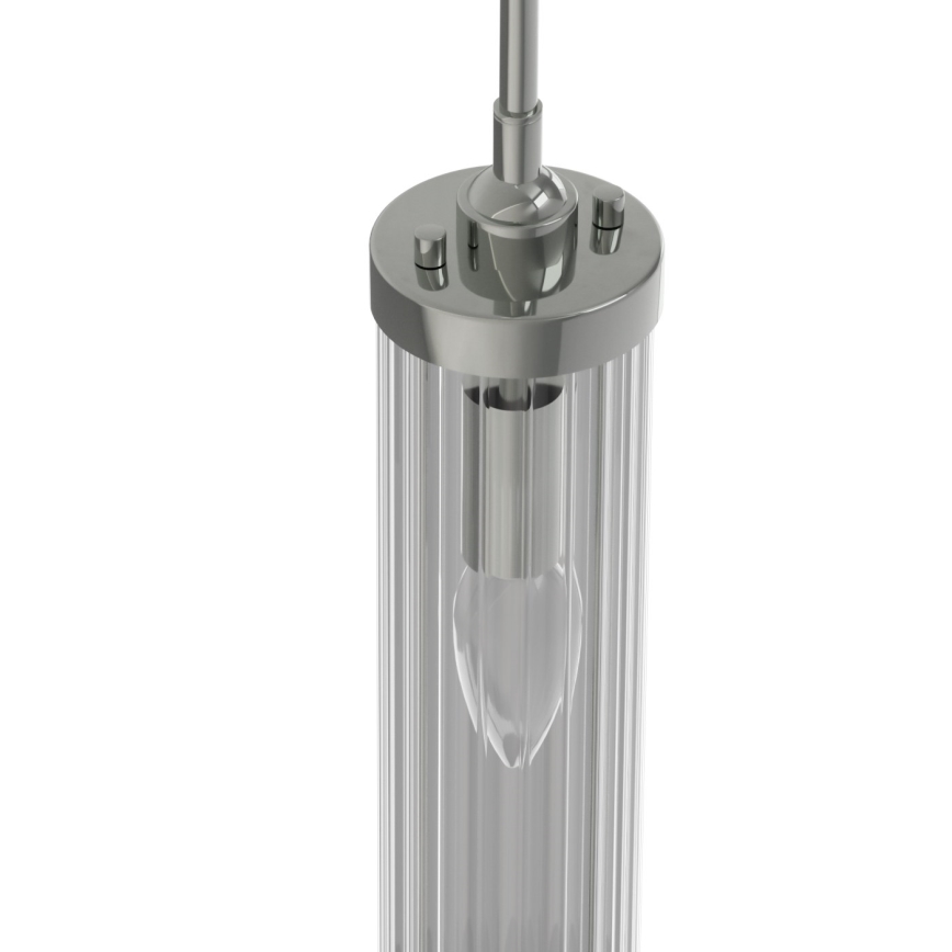 Open Design OR84351 - FIATTO pendel på wire 1xE14/12W/230V, blank krom