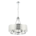 Open Design OR84375 - Lysekrone med kæde VERNO 6xE14/12W/230V Ø 55 cm blank krom