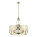 Open Design OR84382 - Kædeophængt lysekrone VERNO 6xE14/12W/230V Ø 55 cm messing
