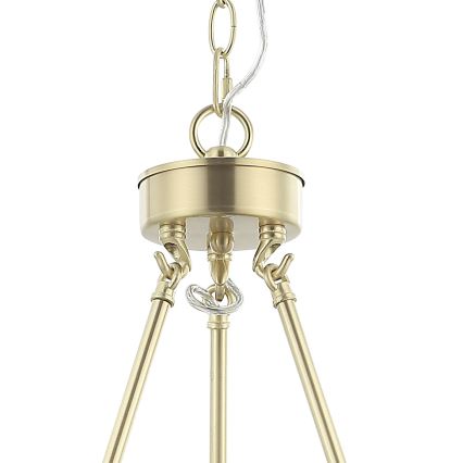 Open Design OR84382 - Kædeophængt lysekrone VERNO 6xE14/12W/230V Ø 55 cm messing