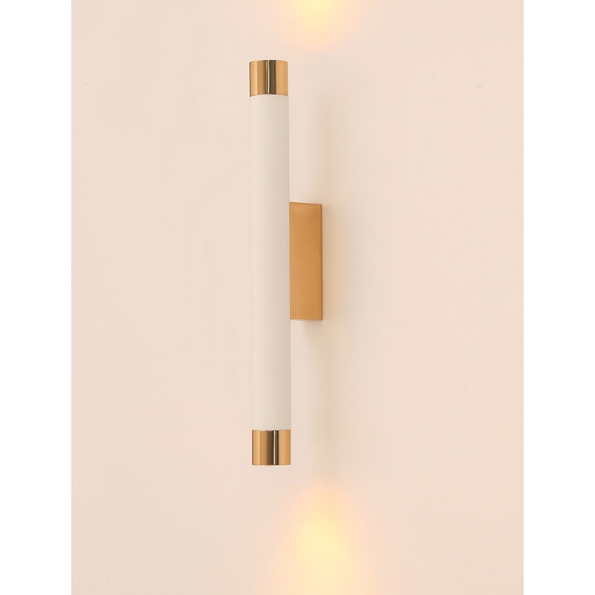 Open Design OR84559 - Væglampe Q 2xG9/3,5W/230V hvid/guld