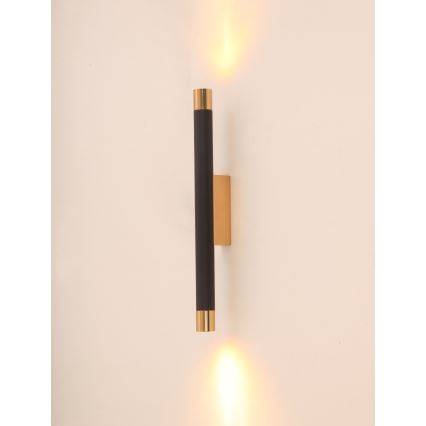 Open Design OR84573 - Væglampe Q 2xG9/3,5W/230V sort/guld