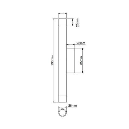 Open Design OR84573 - Væglampe Q 2xG9/3,5W/230V sort/guld