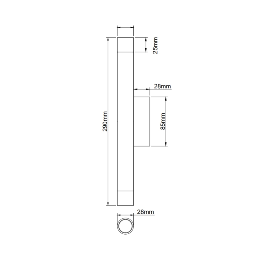 Open Design OR84573 - Væglampe Q 2xG9/3,5W/230V sort/guld