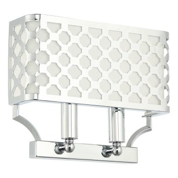 Open Design OR84597 - Væglampe VERNO 2xE14/12W/230V poleret krom