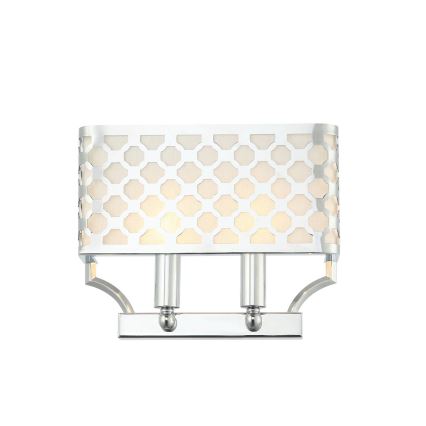 Open Design OR84597 - Væglampe VERNO 2xE14/12W/230V poleret krom