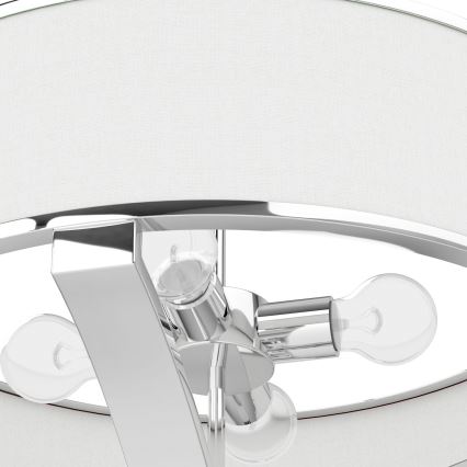 Open Design OR84801 - GERDO stangpendel 4xE27/12W/230V poleret krom/hvid