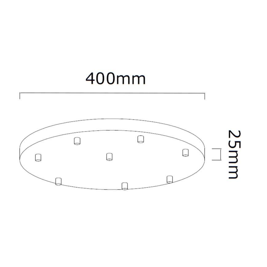 Open Design OR85327 - ERO pendel på kabel 8xG9/8W/230V, poleret krom