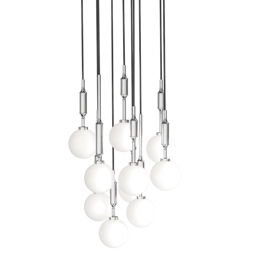 Open Design OR85358 - Pendel på wire ERO 10xG9/8W/230V blank krom