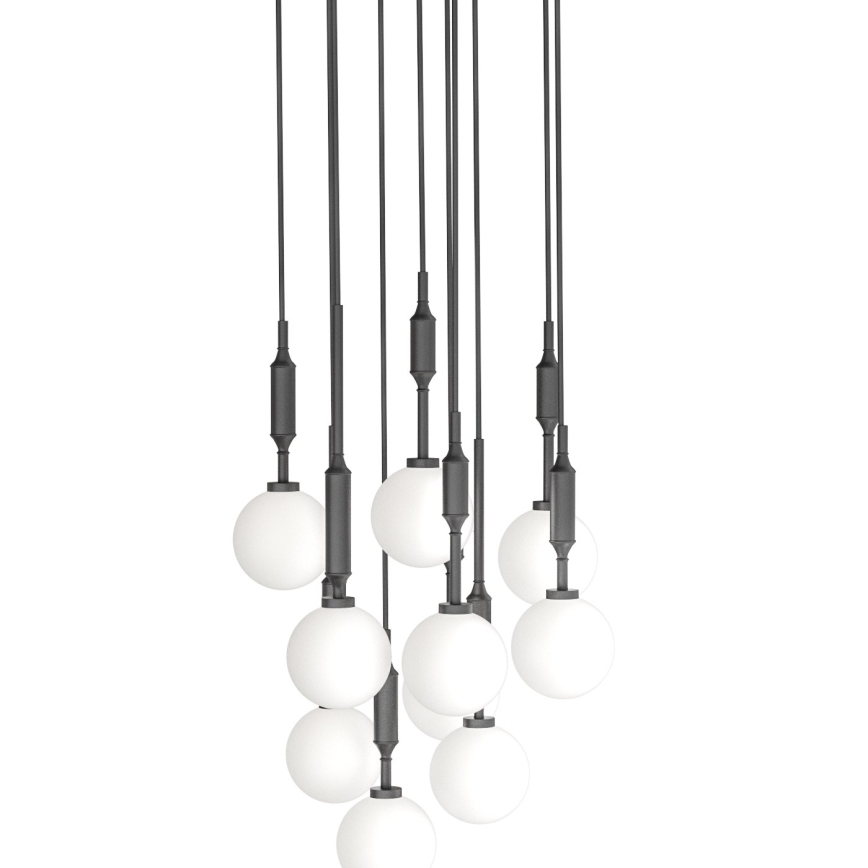 Open Design OR85372 - Pendel på wire ERO 10xG9/8W/230V, sort