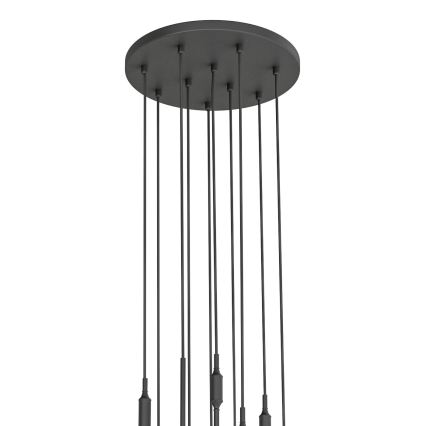 Open Design OR85372 - Pendel på wire ERO 10xG9/8W/230V, sort