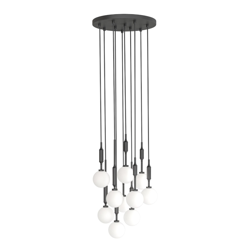 Open Design OR85372 - Pendel på wire ERO 10xG9/8W/230V, sort