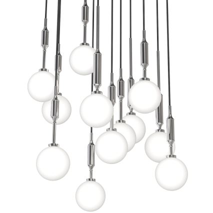 Open Design OR85389 - Kabelophængt lysekrone ERO 12xG9/8W/230V poleret krom